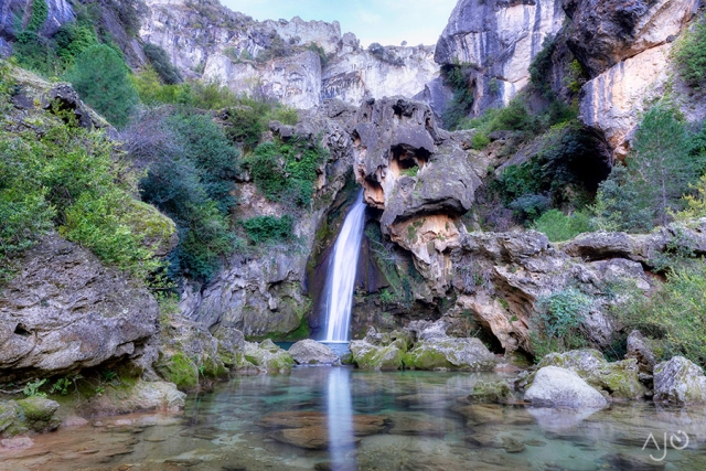 cascada de la calavera